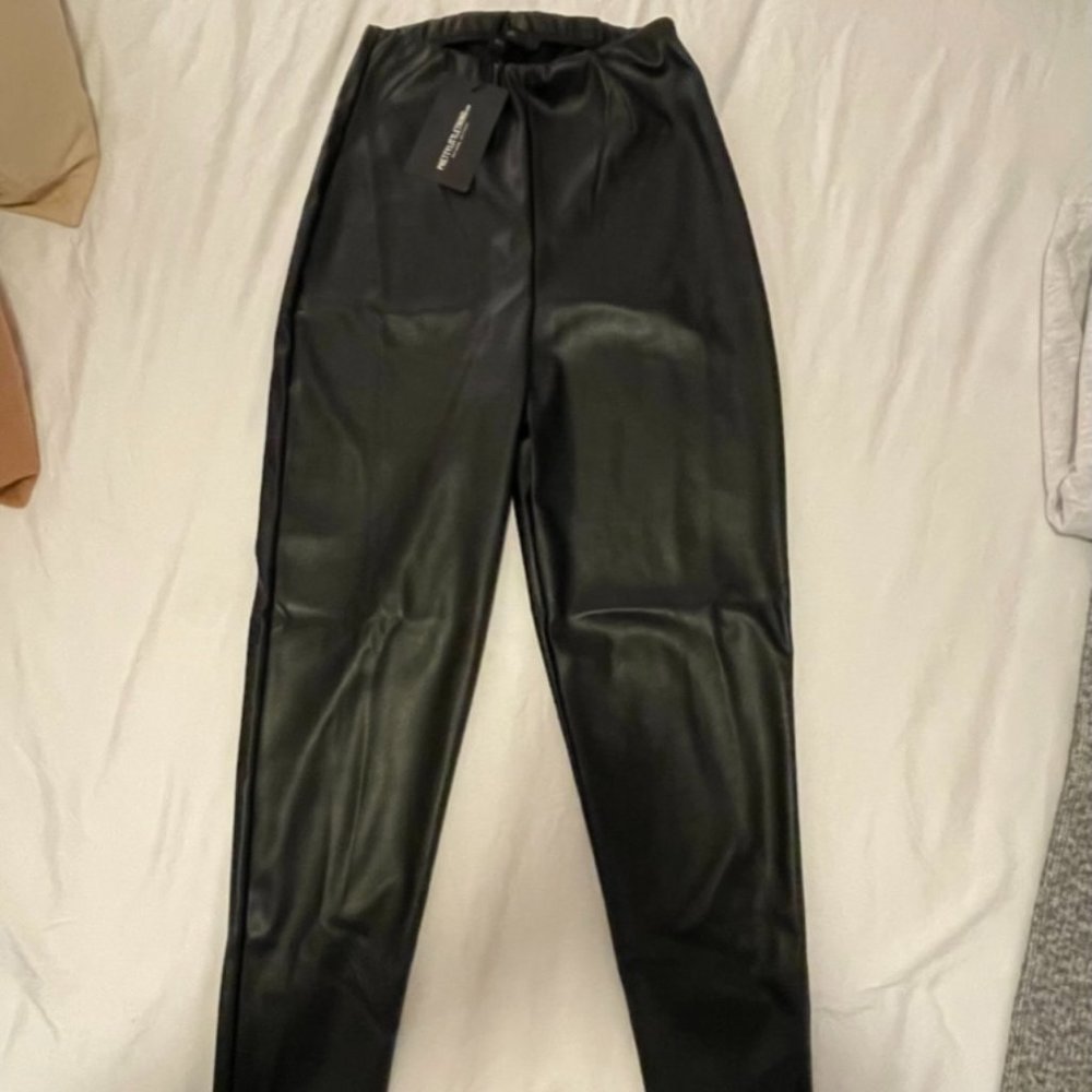 Faux Leather Pants/Leggings from PrettlyLittleThing